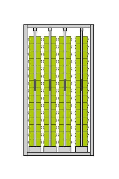 Armoires avec châssis amovibles