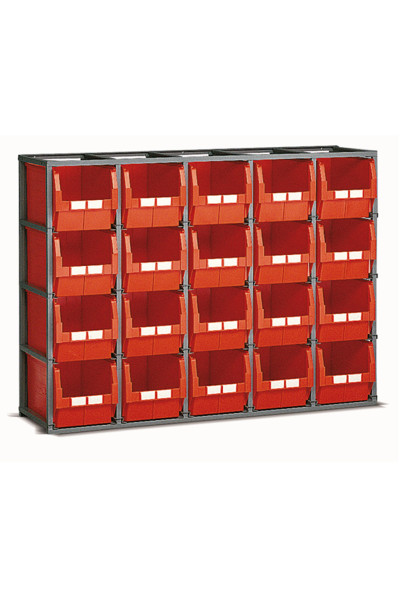 SQUARE shelf units with 20 box for COMPAT size.4A5- ZEUS size.272-4A5