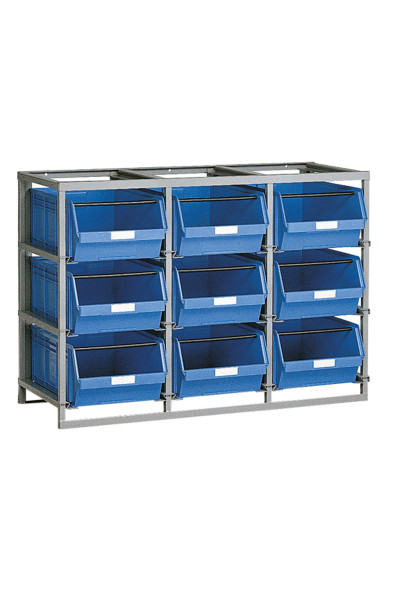 SQUARE shelf units with 9 box for COMPAT size.5- ZEUS size.272-5