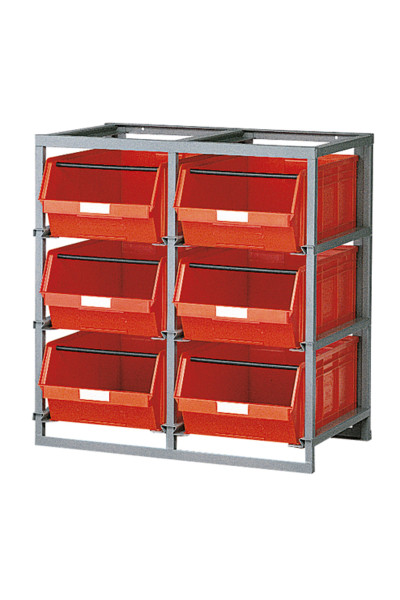 SQUARE shelf units with 6 box for COMPAT size.5- ZEUS size.272-5