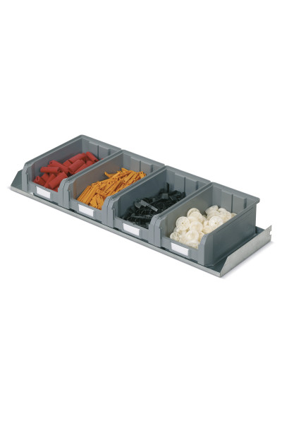 Fixed shelf,depth 295 mm, boxes COMPAT color grey SIZE.3A2